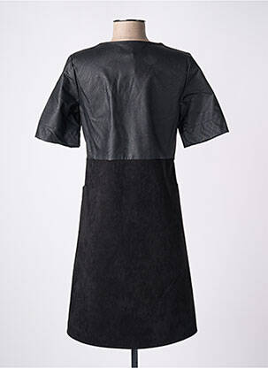 Rochie midi mâneci scurte mâneci scurte negru LA FEE MARABOUTEE femeie