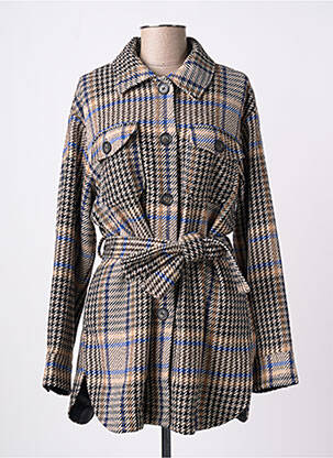 Palton scurt bej LA FEE MARABOUTEE femeie