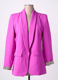 Jachete casual finisaj interior dublat roz JOLIFLY & JUSTINE Y femme
