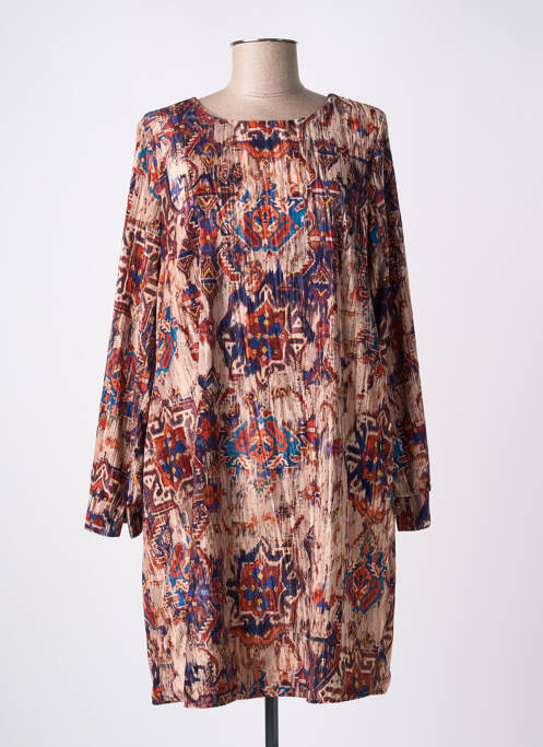 Rochie midi bej LA FEE MARABOUTEE femeie