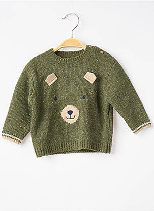 Pulover broderie mâneci lungi verde MAYORAL băiat