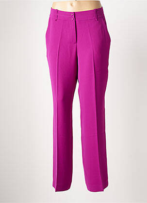 Pantalon drept violet EVA KAYAN femeie