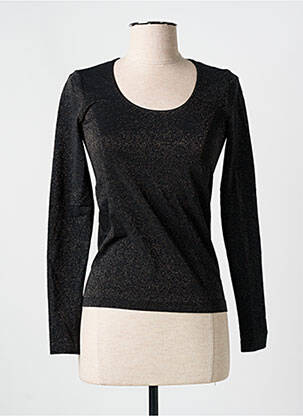 Top/caraco efect material satinat negru WOLFORD femeie