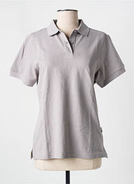 Polo elasticitate mâneci scurte gri SLAZENGER femme
