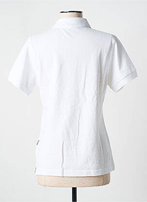 Polo elasticitate mâneci scurte alb SLAZENGER femeie
