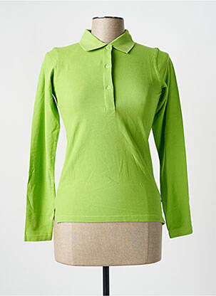 Polo mâneci lungi mâneci lungi verde SLAZENGER femeie