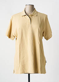Polo elasticitate mâneci scurte bej SLAZENGER femme