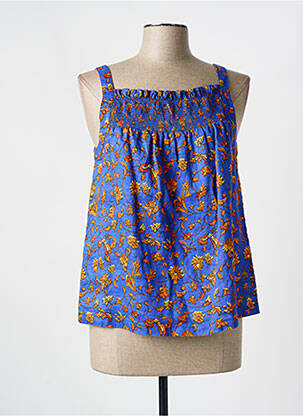 Top albastru LE COMPTOIR DES QUARTIERS femeie