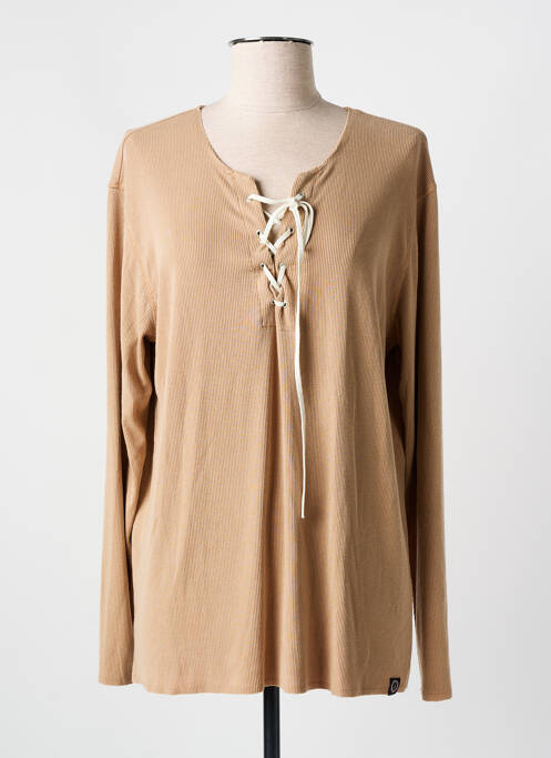 Tricou bej SWEET PANTS femeie