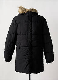 Geacă matlasată mâneci lungi cu glugă negru JACK & JONES bărbat