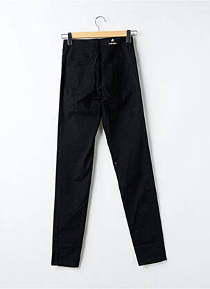 Pantalon slim țesătură poplin mărime normală negru LE COQ SPORTIF femeie