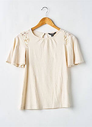 Tricou elasticitate mâneci scurte bej RALPH LAUREN femeie
