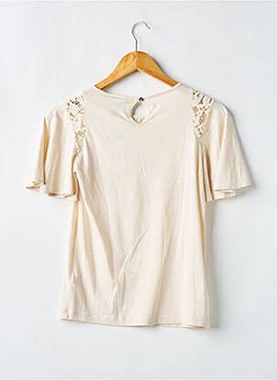 Tricou elasticitate mâneci scurte bej RALPH LAUREN femeie