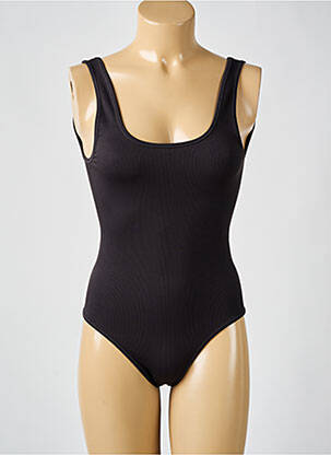 Body elasticitate bretele subțiri negru WOLFORD femeie