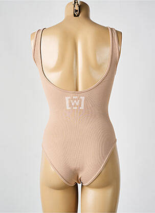Body elasticitate bretele subțiri bej WOLFORD femeie