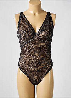Body de lenjerie elasticitate negru WOLFORD femeie