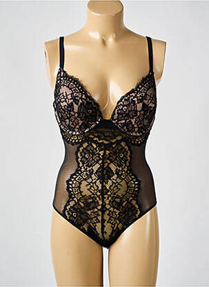 Body de lenjerie broderie negru WOLFORD femeie