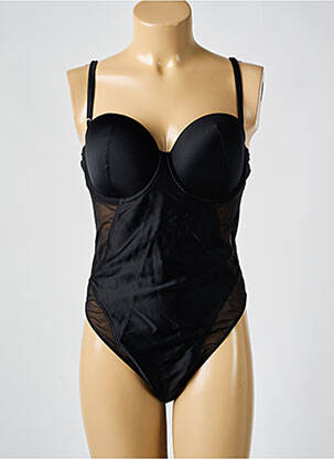 Body de lenjerie elasticitate negru WOLFORD femeie