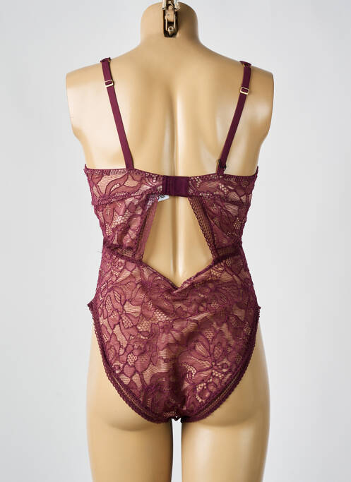 Body de lenjerie elasticitate roșu WOLFORD femme