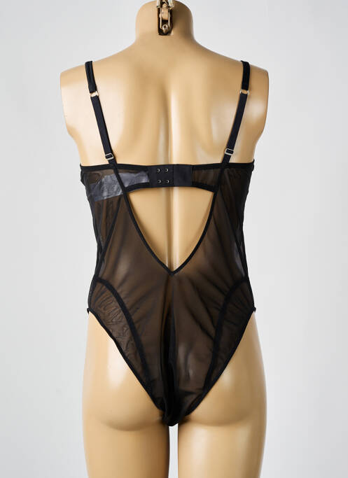 Body de lenjerie elasticitate negru WOLFORD femme