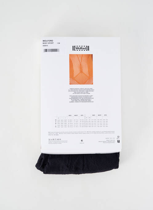 Body de lenjerie negru WOLFORD femeie