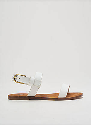 Sandale/pantofi decupați material neted toc plat până la 3 cm alb RALPH LAUREN femeie