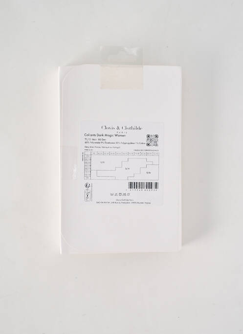 Colanți negru CLOVIS & CLOTHILDE femeie