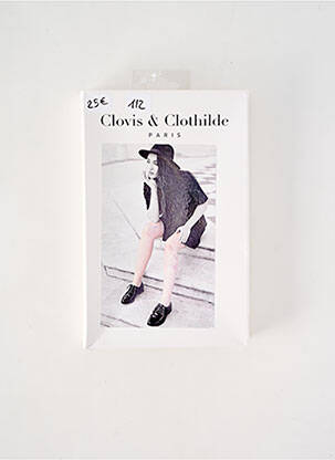 Colanți imprimeu fantezie culoare piersică CLOVIS & CLOTHILDE femeie