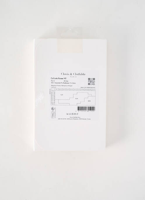 Colanți violet CLOVIS & CLOTHILDE femeie