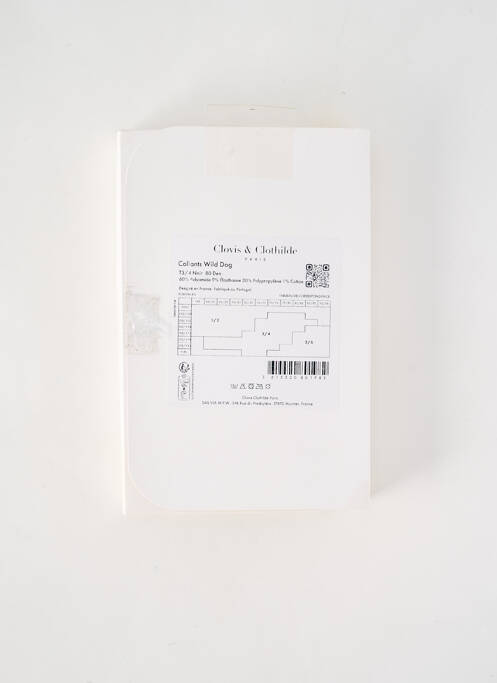 Colanți negru CLOVIS & CLOTHILDE femeie