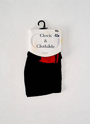 Colanți imprimeu cu buline negru CLOVIS & CLOTHILDE femeie
