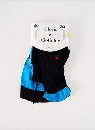 Colanți imprimeu cu buline negru CLOVIS & CLOTHILDE femeie
