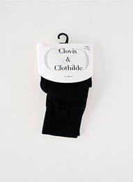 Colanți imprimeu fantezie negru CLOVIS & CLOTHILDE femme