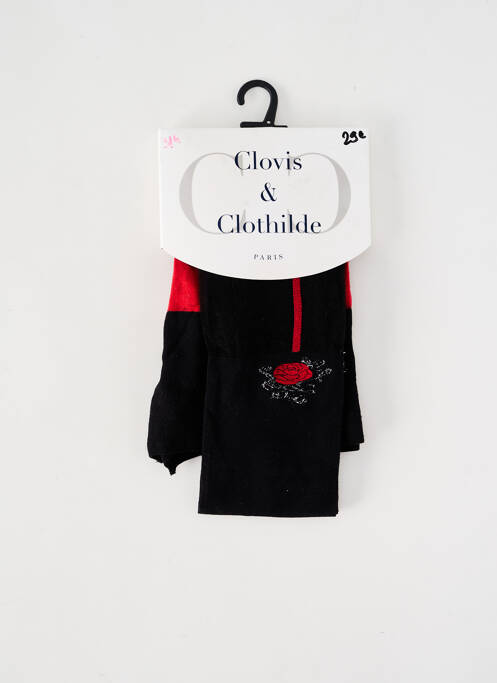 Colanți roșu CLOVIS & CLOTHILDE femeie