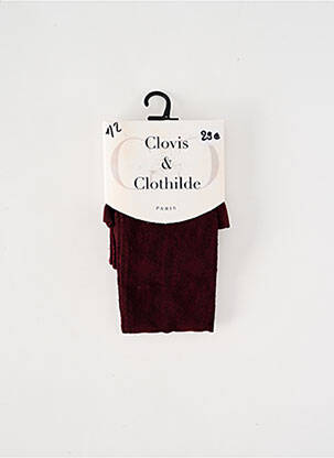 Colanți imprimeu fantezie violet CLOVIS & CLOTHILDE femeie