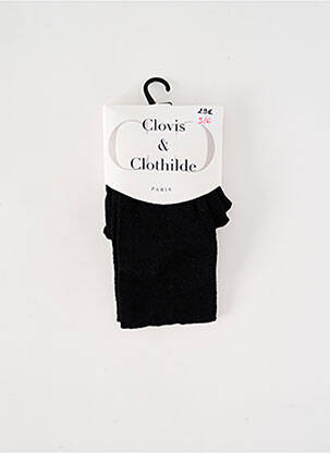 Colanți imprimeu fantezie negru CLOVIS & CLOTHILDE femeie