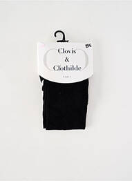 Colanți imprimeu fantezie negru CLOVIS & CLOTHILDE femme