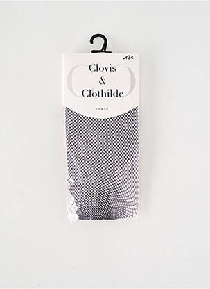Colanți elasticitate gri CLOVIS & CLOTHILDE femeie