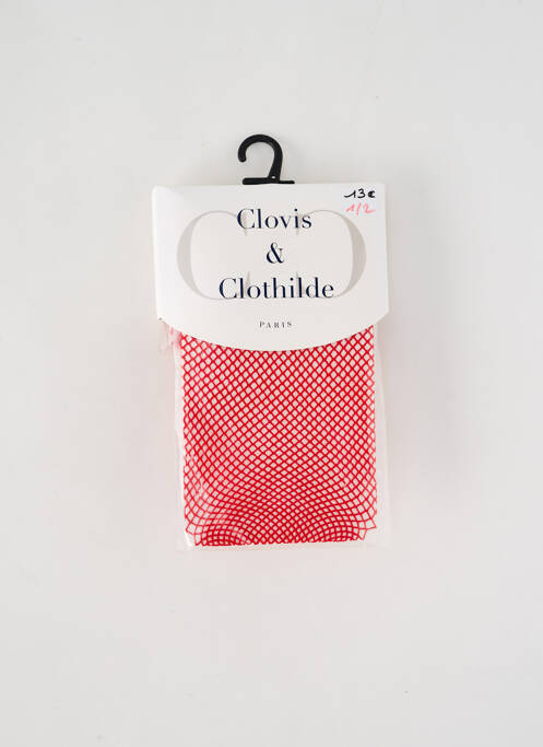 Colanți roșu CLOVIS & CLOTHILDE femeie