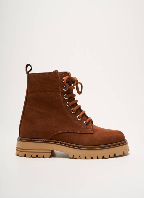 Botine/Ghete maro COCO ET ABRICOT femeie