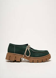 Derby-uri nubuc toc de 4 la 6 cm verde COCO ET ABRICOT femme