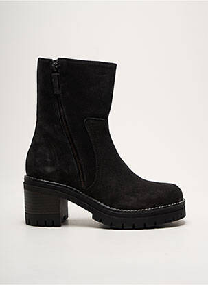 Botine/ghete nubuc toc de 4 la 6 cm gri COCO ET ABRICOT femeie