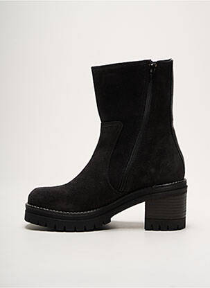 Botine/ghete nubuc toc de 4 la 6 cm gri COCO ET ABRICOT femeie