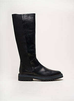 Cizme material neted toc de 4 la 6 cm negru MYMA femeie
