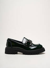 Mocasini material neted toc de 4 la 6 cm verde MYMA femme