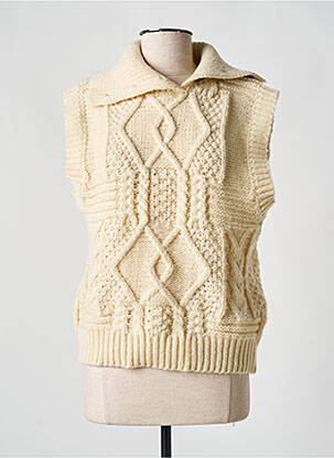 Pulover bej SEE U SOON femeie