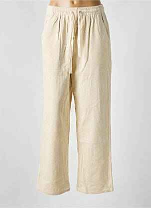 Pantalon drept bej GRACE & MILA femeie