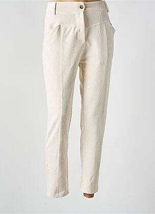 Pantalon slim buzunare bej PAKO LITTO femeie