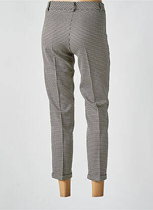 Pantalon 7/8 închidere cu fermoar sub clapetă cu nasturi negru PAKO LITTO femeie