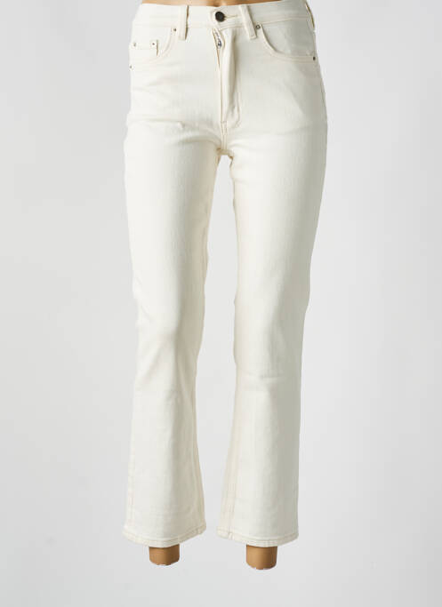 Pantalon 7/8 alb GRACE & MILA femeie